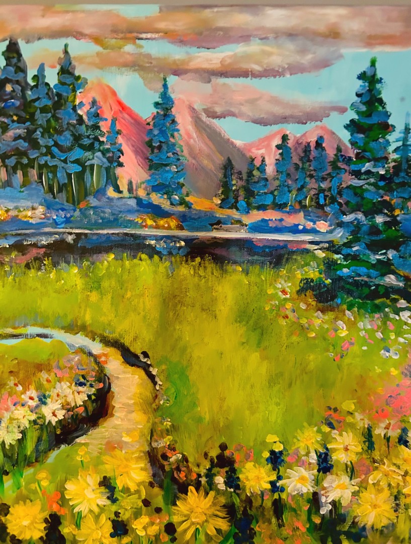 Just Bloom  - artwork by Susan Perpich:  