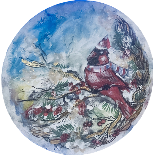 Kardinal Klauss in the Twin Pines