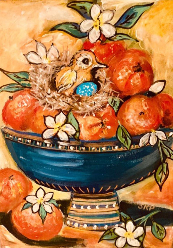 Nest Among Oranges