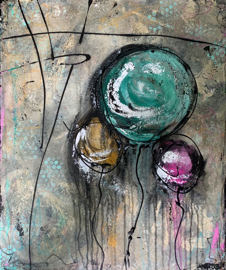 Be Easy - Painting, Acrylic, Abstract, Expressionism, Canvas