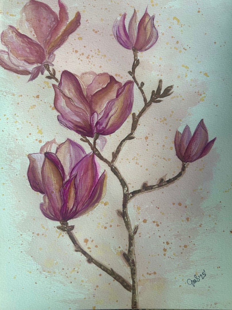 Midas - Painting, Watercolor, Botanical, Classical, Watercolor Paper