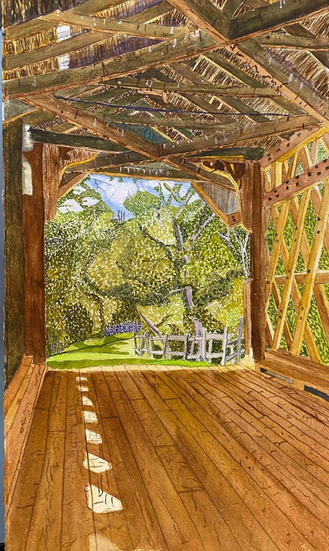 The Joy of Covered Bridges, around since 1775., Art