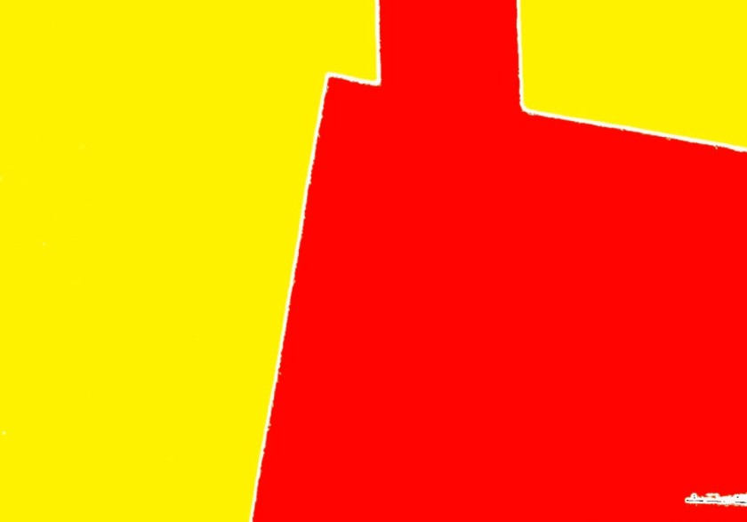 Abstract in Red and Yellow #1