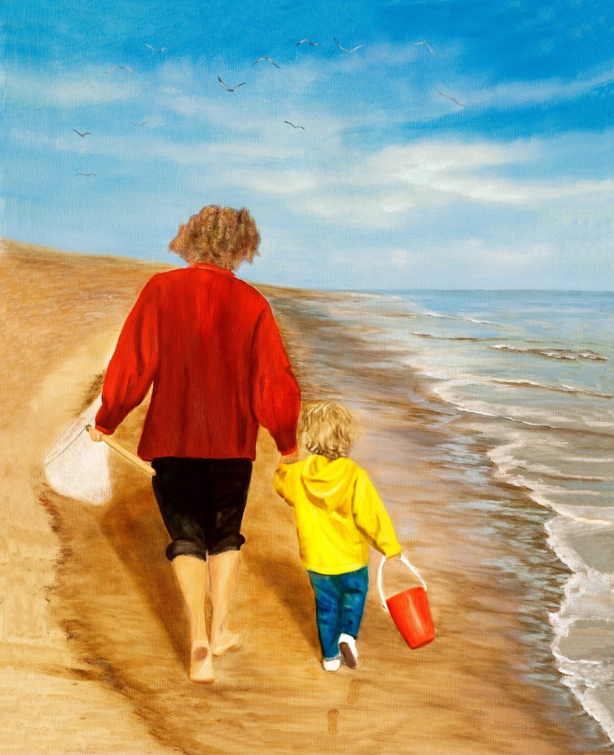 A DAY AT THE BEACH, AoA Entry - 2D Art