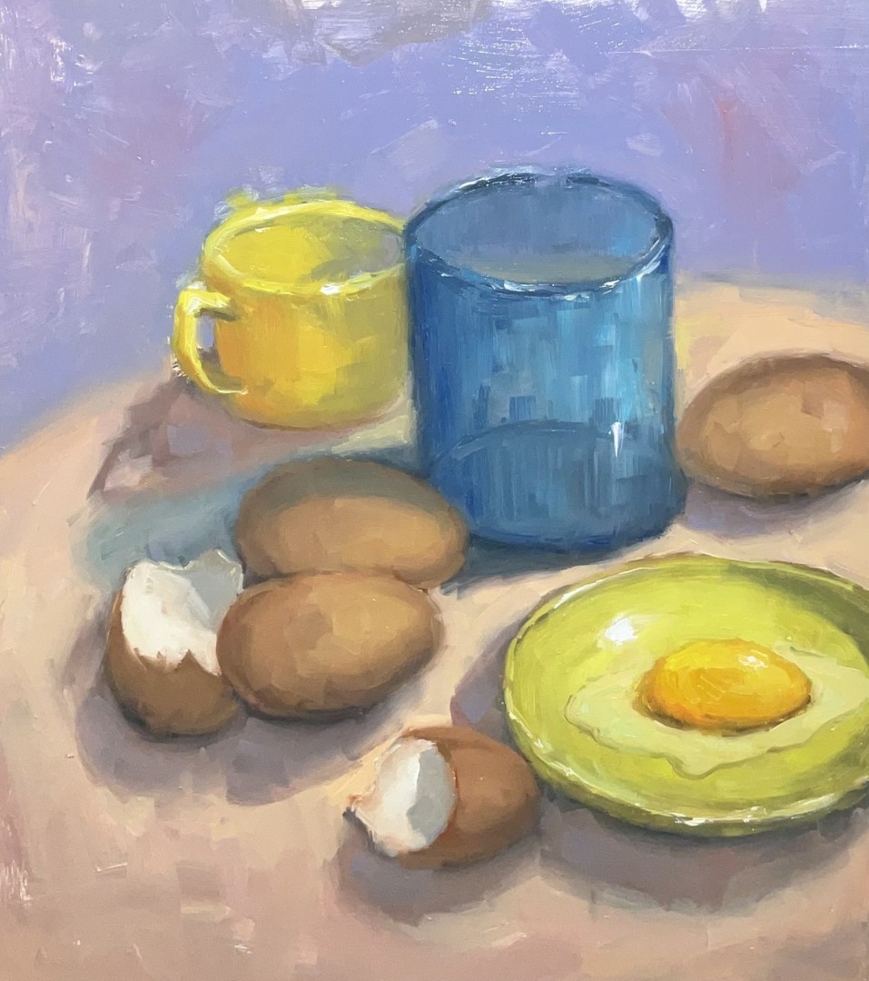 On the kitchen table - Painting