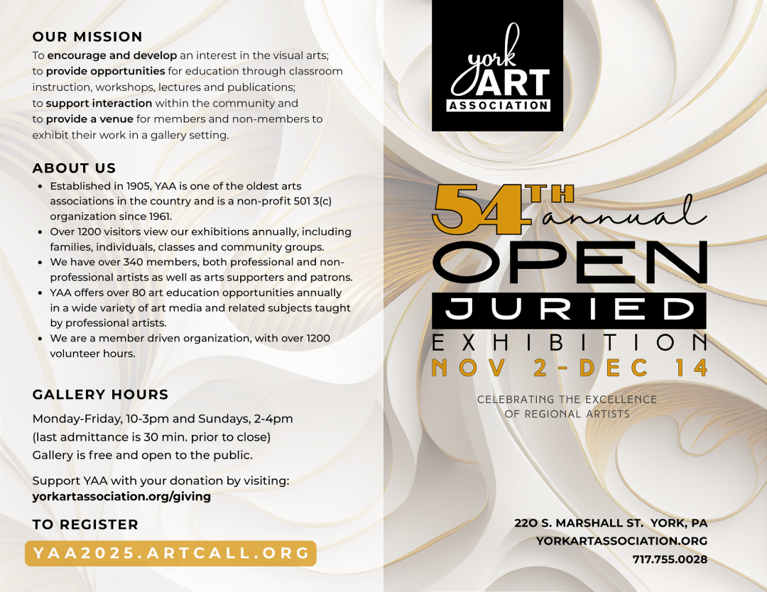 54th Ann Open Juried Prospectus Cover