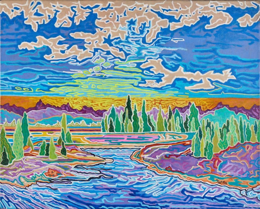 Sunrise Over The Lagoon