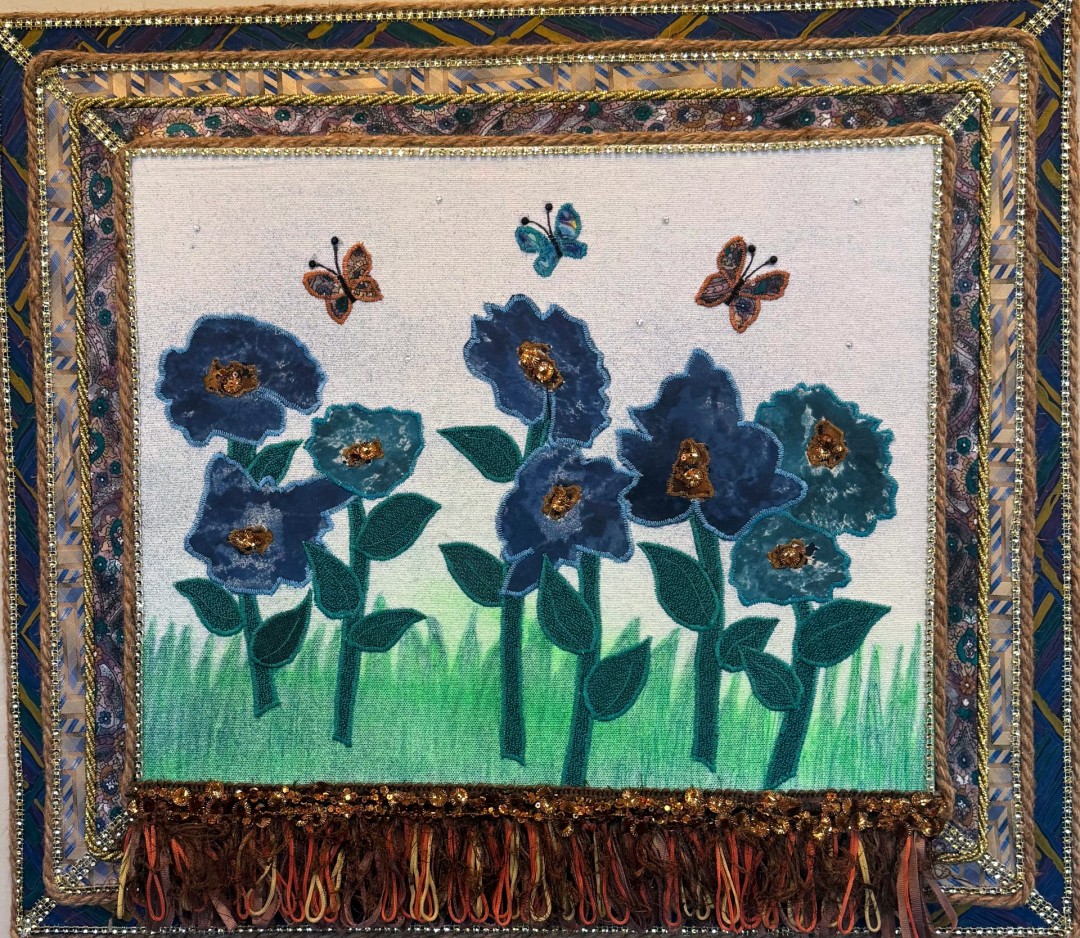 Dahlias - artwork by Jennifer Knotts:  