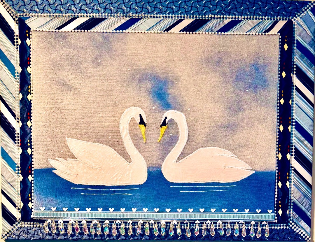 Swans - Mixed Media