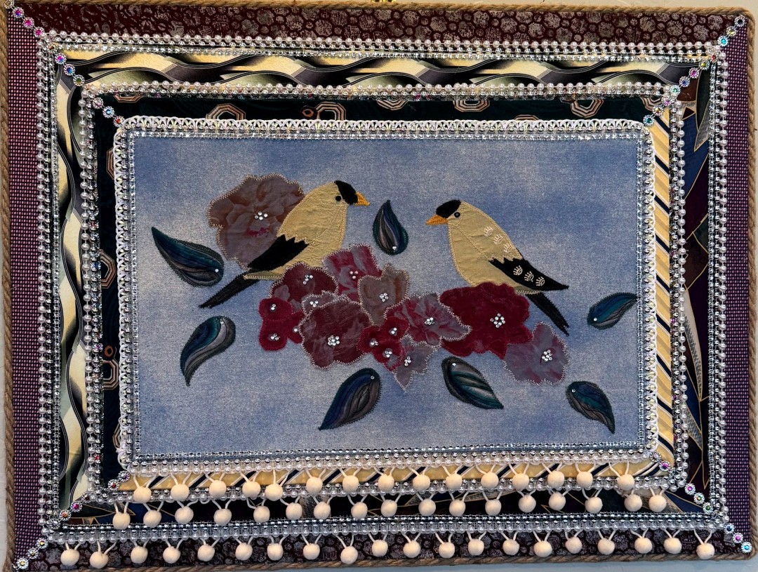 Goldfinches - artwork by Jennifer Knotts:  