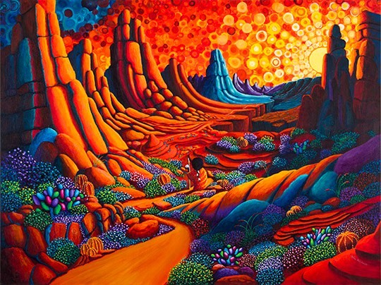 Morning's Miracle, Acrylic