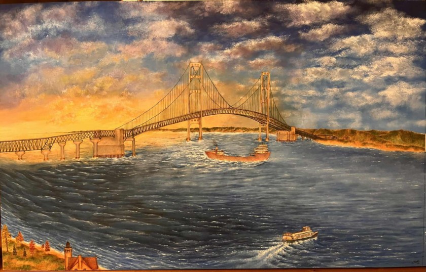 Golden hour at Mackinaw