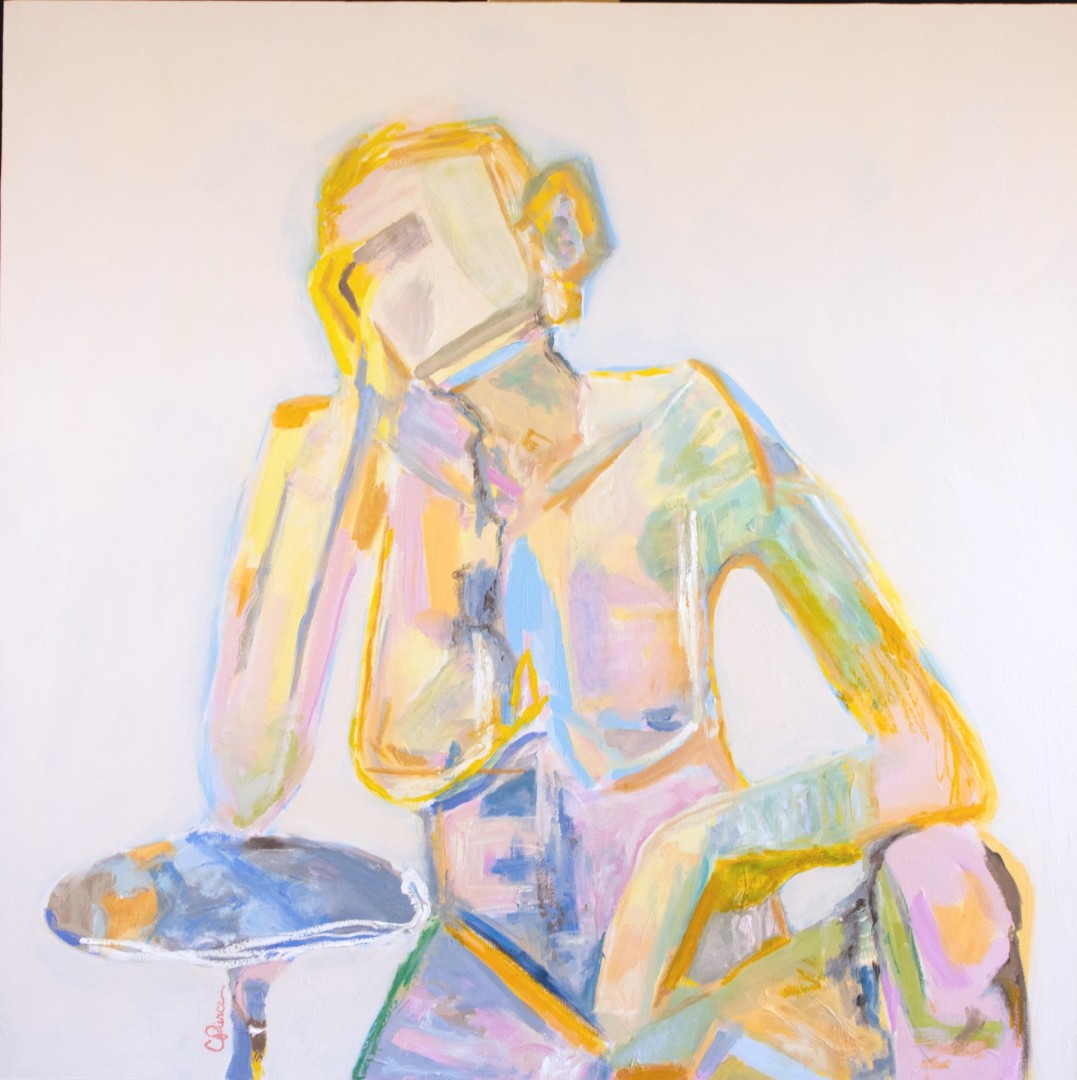 Bearing - Painting, Oil, Figures, Abstract, Canvas