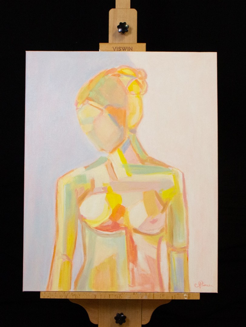 Tender Vessel - artwork by Christa Pierce:  Figures, Abstract, Oil, Canvas