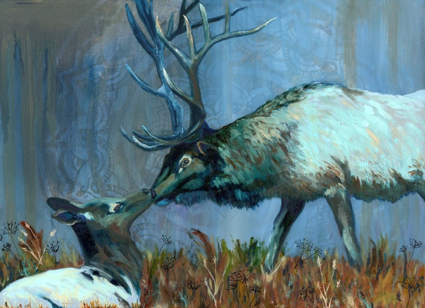 Kissing Elk