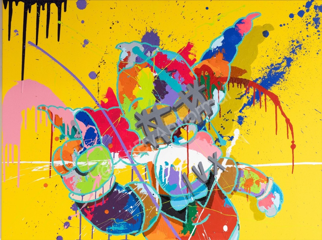 Judgement - Painting, Acrylic, Abstract, Pop, Canvas