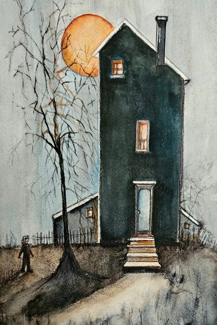 Night Sky - artwork by Michelle Liss:  