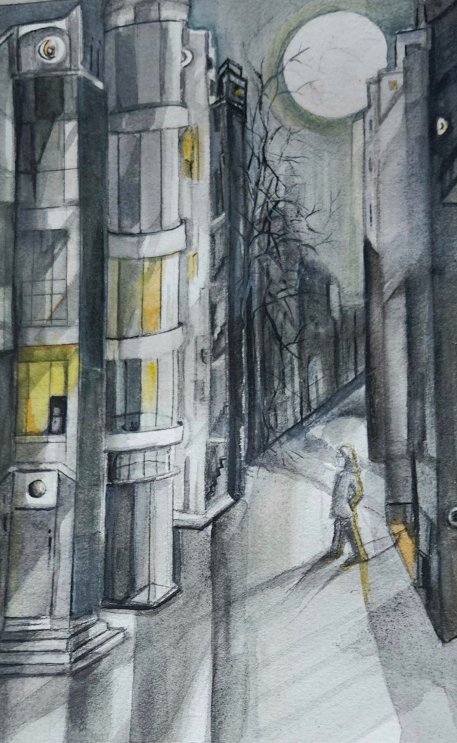 The Moon Makes Magic - artwork by Michelle Liss:  