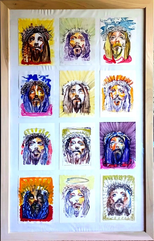 12 faces of Jesus
