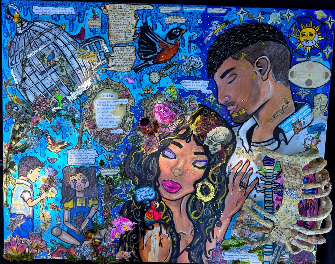 The healing dream of the inner child - artwork by Brittany Rogers:  