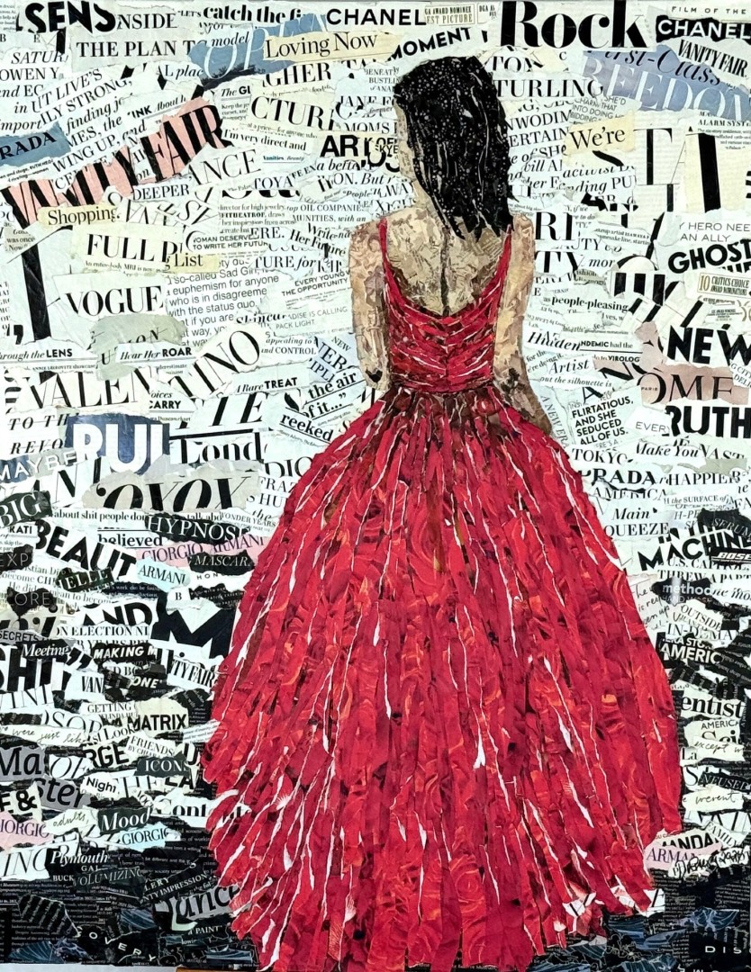 Night at the Oscars - artwork by Denise Rudy:  Portraits, Other, Other, Canvas