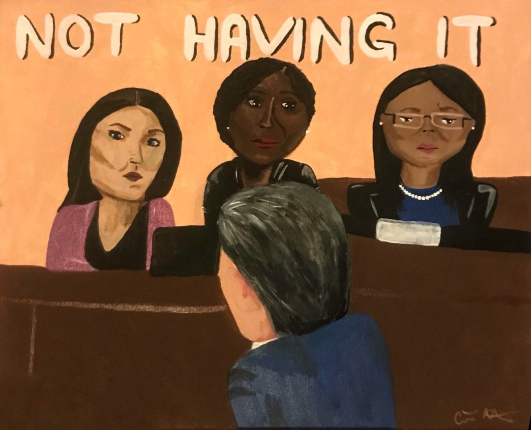 Not Having It - artwork by Caitlin Hall:  