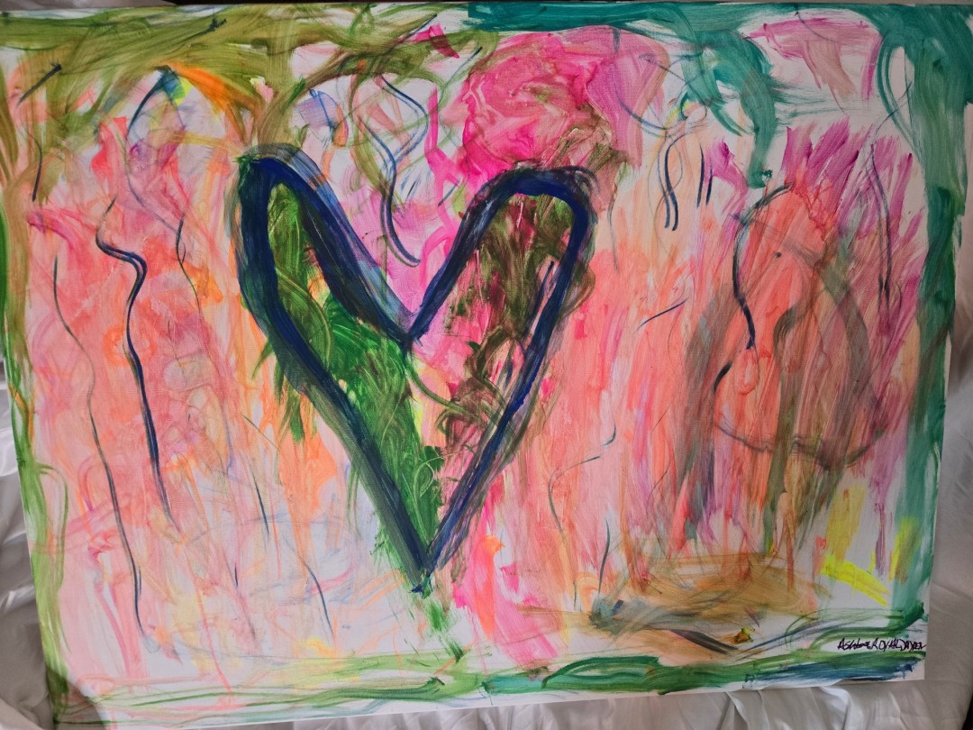 Nurses Matter 2020  - artwork by Ashton Byers: Nurses matter, healing, heart Abstract, Abstract, Acrylic, Canvas