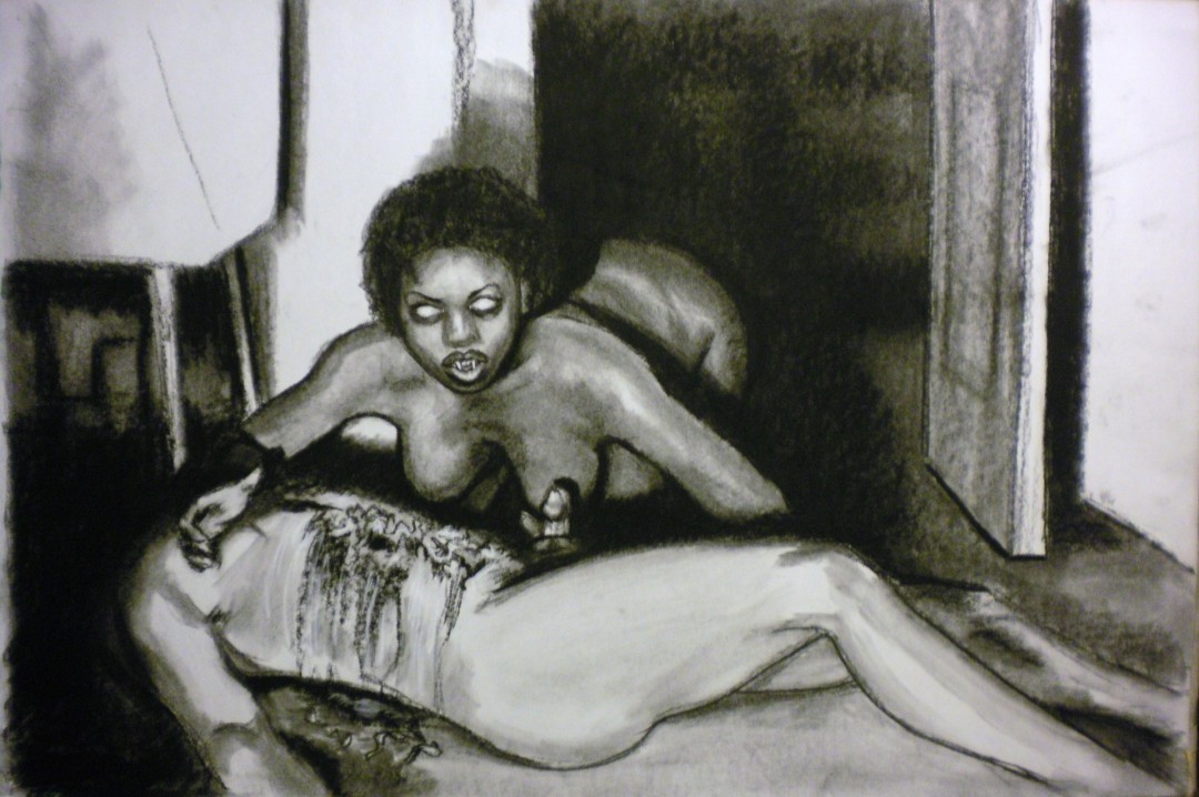 From the Cellar Door - Drawing