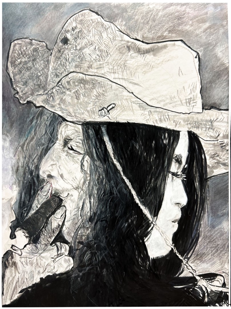 Memory - artwork by Serenity Barreras:  Portraits, Surrealism, Pencil/Colored Pencil, 