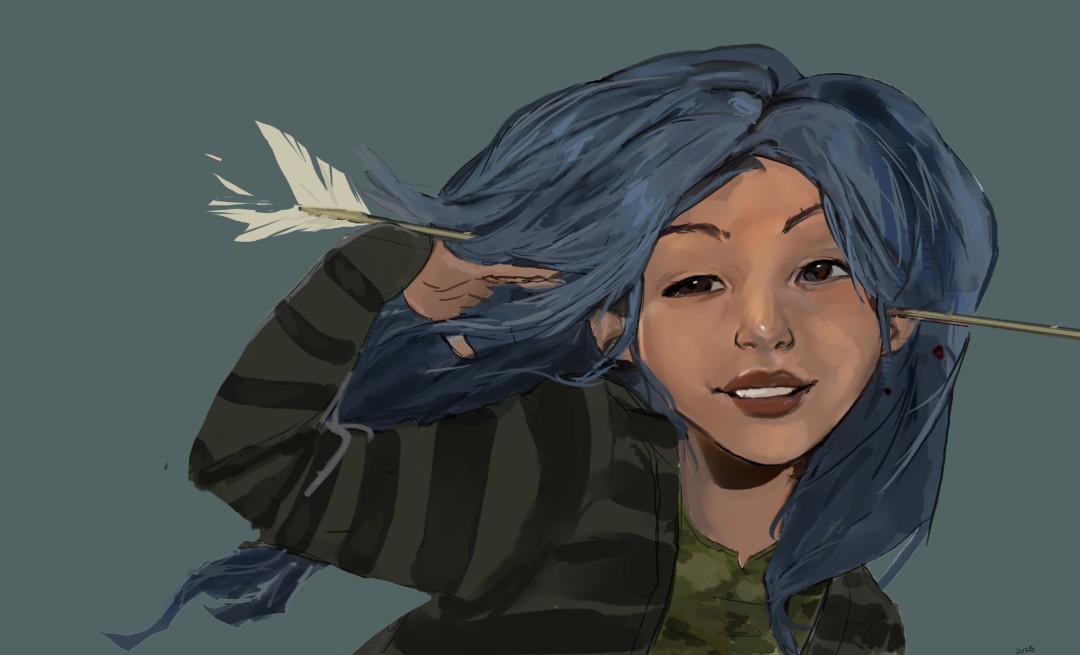 Lovestruck  - artwork by Serenity Barreras:  Portraits, Realism, Digital, 