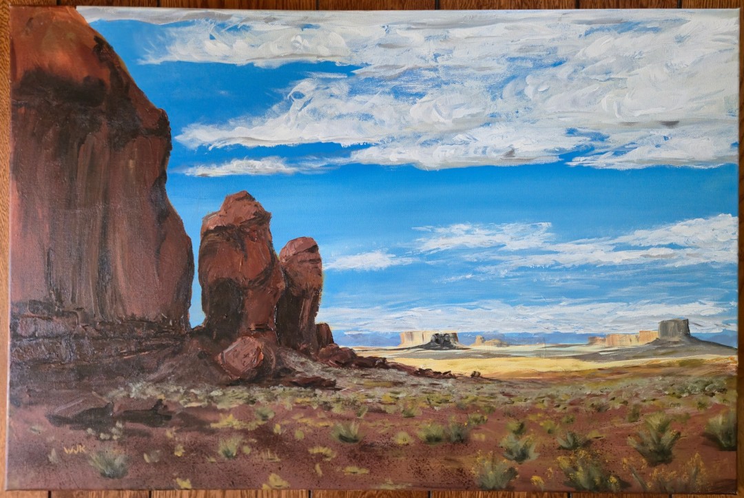Monument Valley - artwork by William Kunkel:  