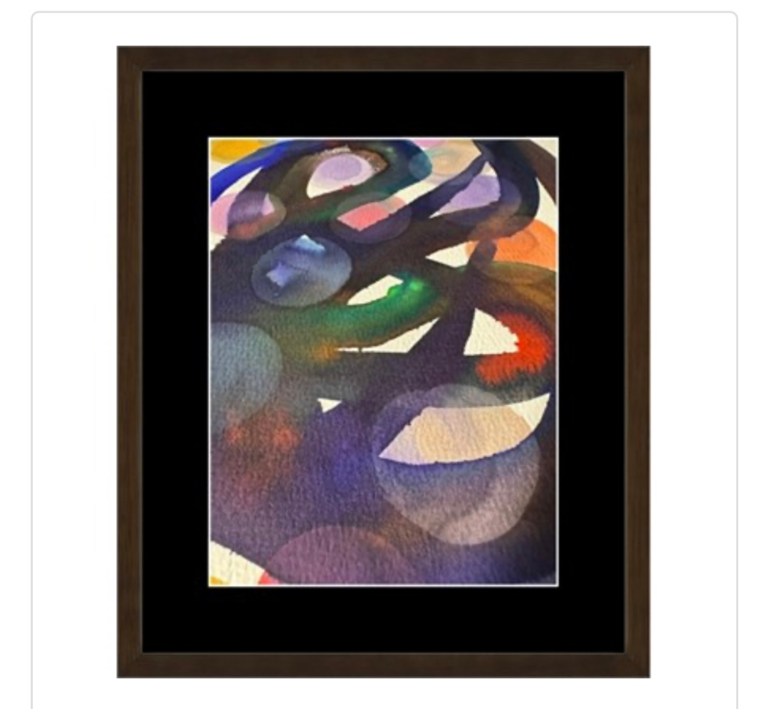 Anxiety - Painting, Watercolor, Abstract, Abstract, Other