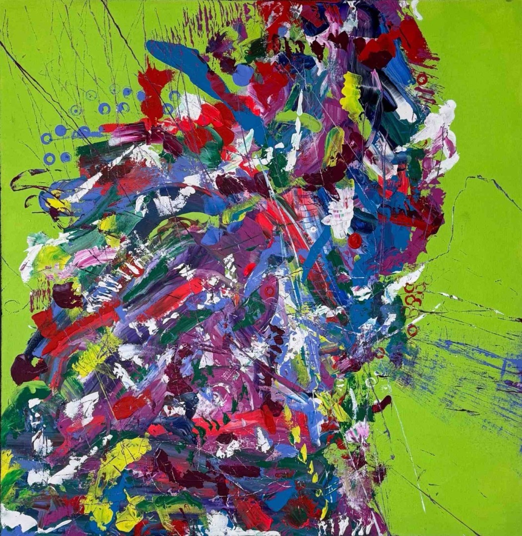Virulent - Painting, Acrylic, Abstract, Abstract, Canvas