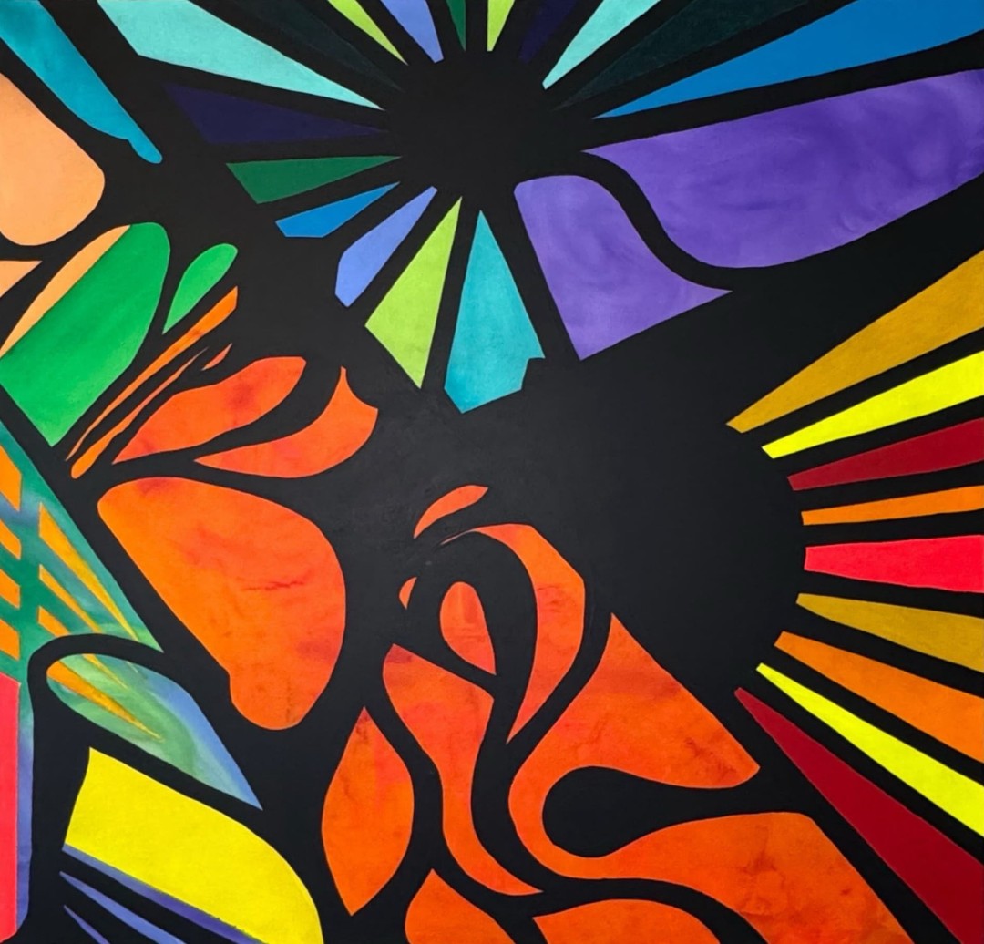 Candy Glass - Painting, Acrylic, Abstract, Abstract, Canvas