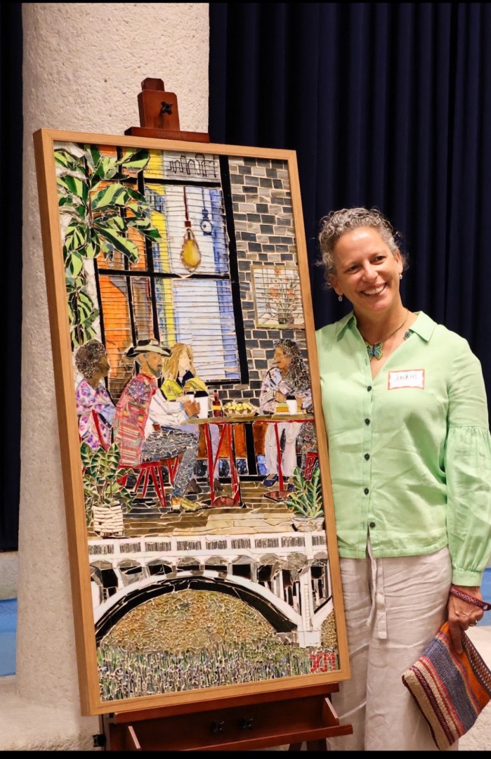 Howdy! What is your story, neighbor? - artwork by Jacqueline Claudet Mitterer:  