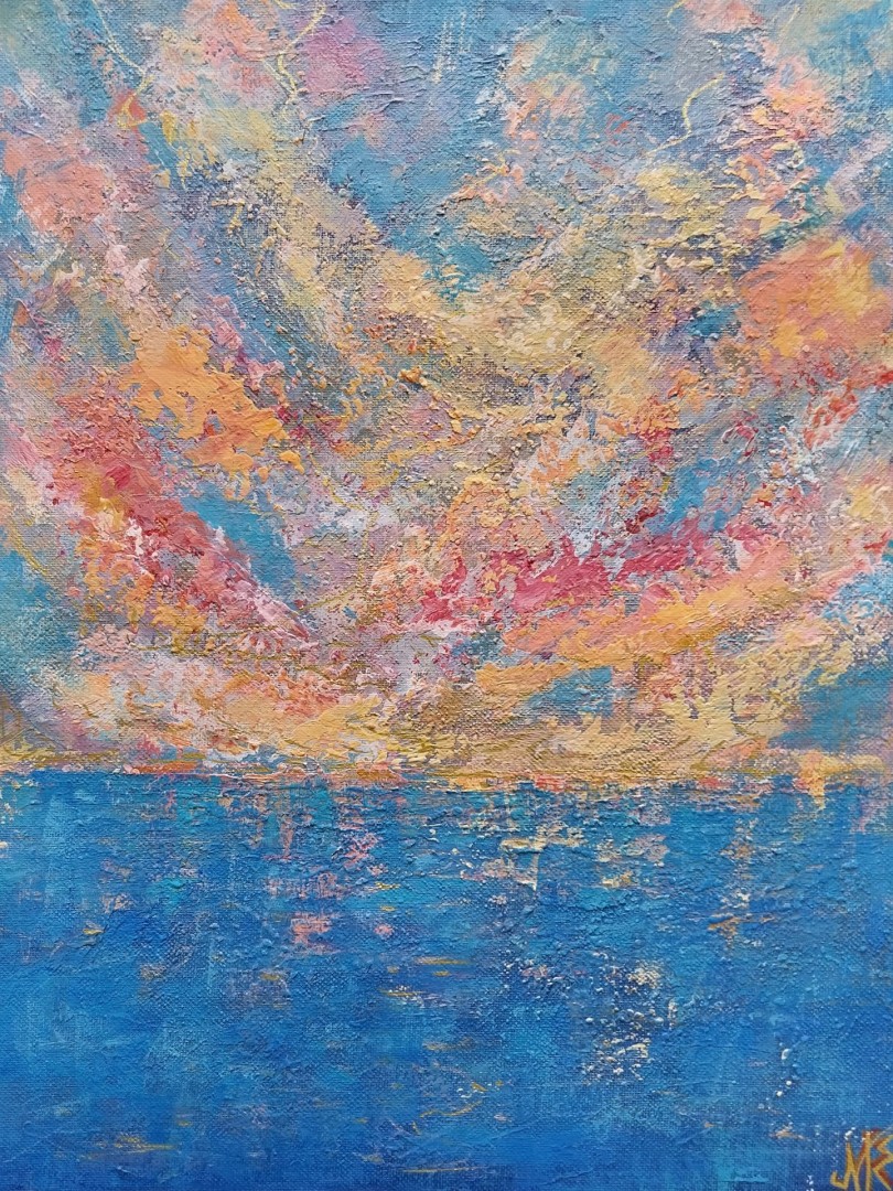 Sunset Kiss  - artwork by Nataly Kenny:  