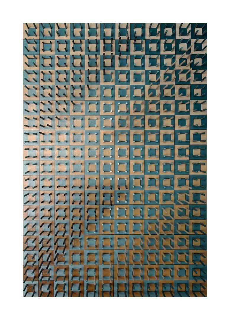 Borders & Migration - artwork by Henry Parada:  Abstract, Abstract, Mixed Media, MDF Panel