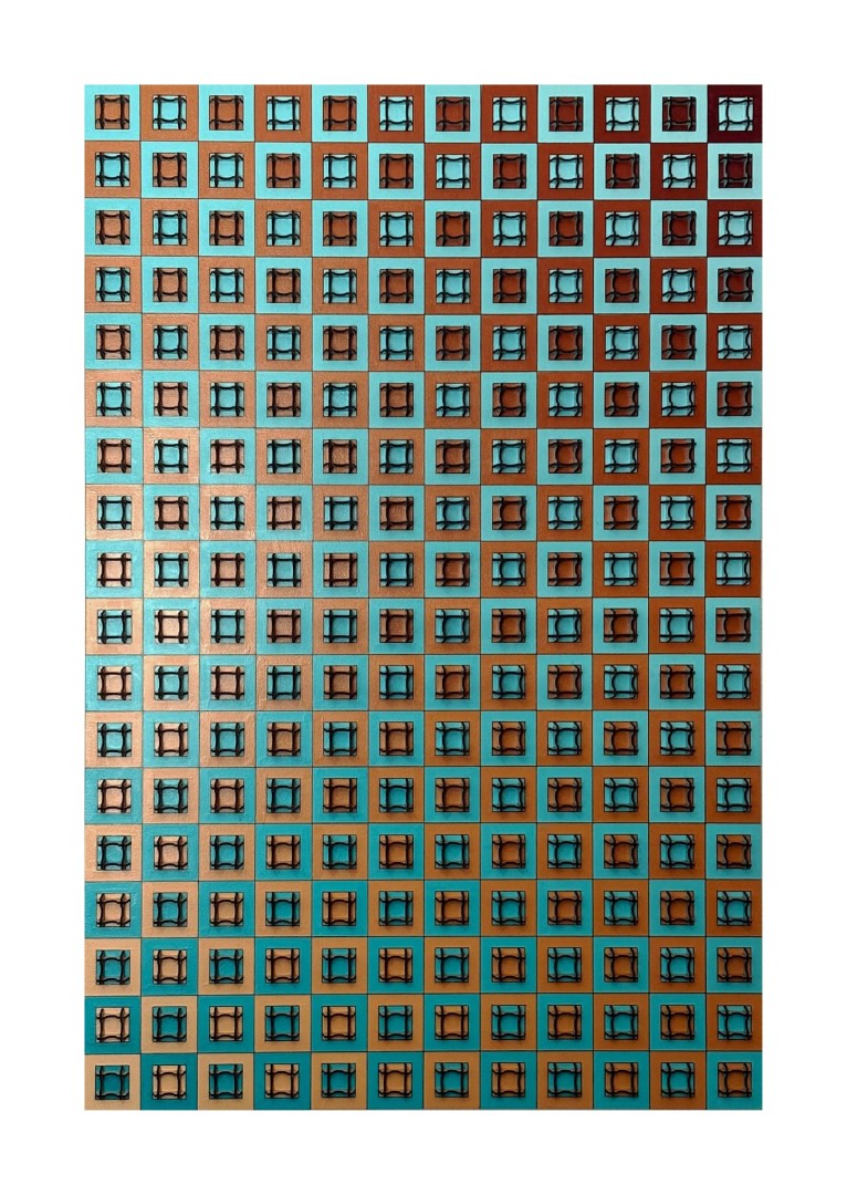 Towers of Control - Mixed Media, Mixed Media, Abstract, Abstract, MDF Panel