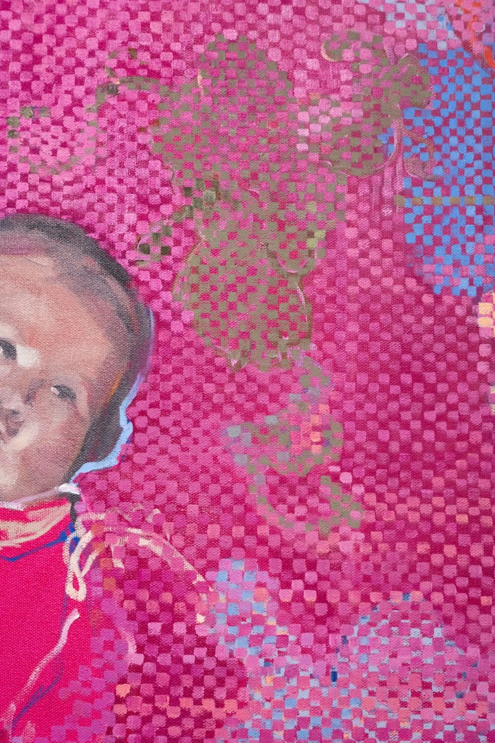 Nesting Patterns, detail - artwork by Lucinda  Eng Garcia:  