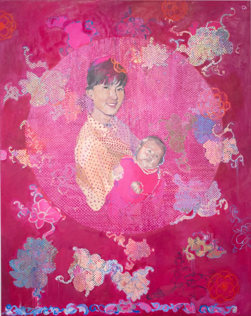 Nesting Patterns - artwork by Lucinda  Eng Garcia:  Oil, Canvas (stretched)