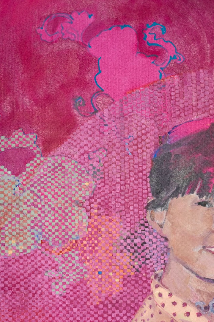 Nesting Patterns, detail - artwork by Lucinda  Eng Garcia:  