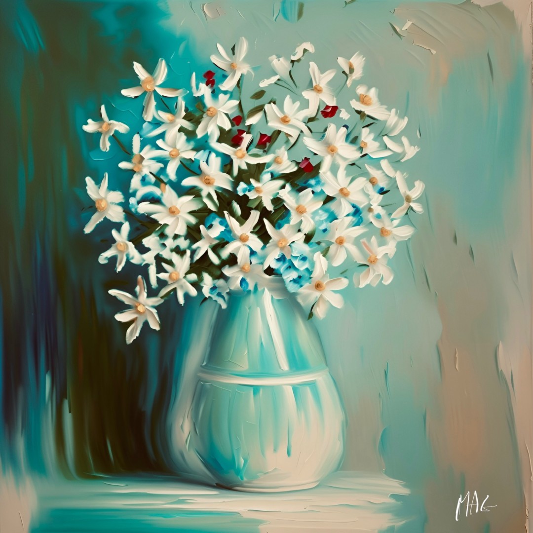 Blue and Alabaster  - Digital