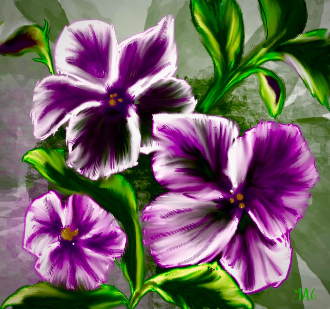 Petunias II - Digital