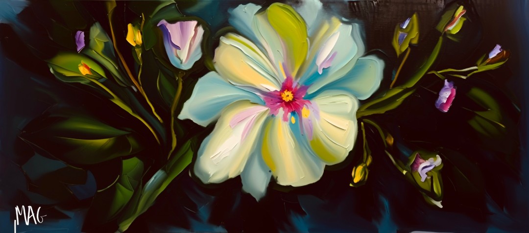 Colorful Magnolia - Digital