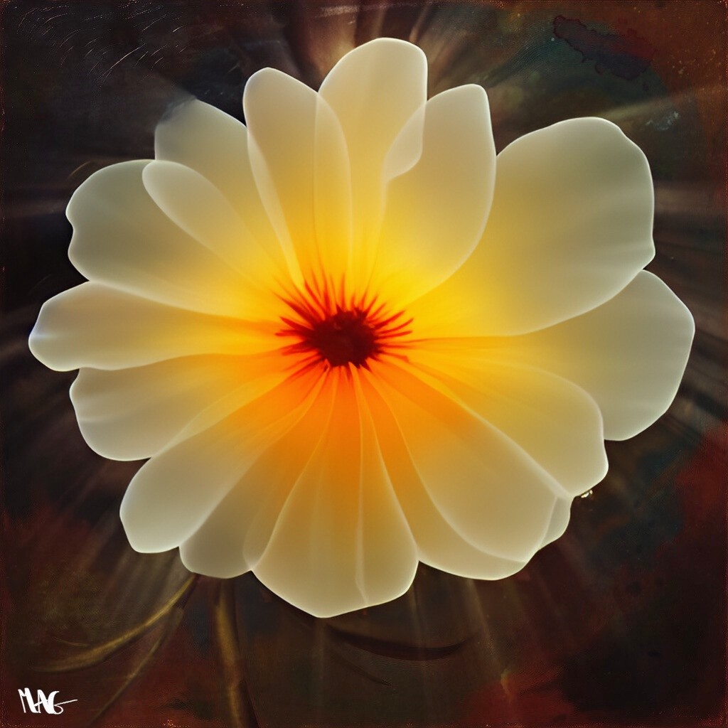 The Heart of a Flower - Digital