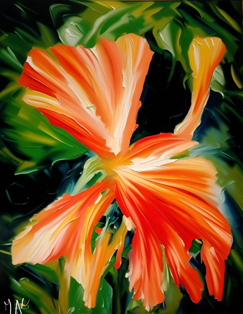 Just Red - Mixed Media