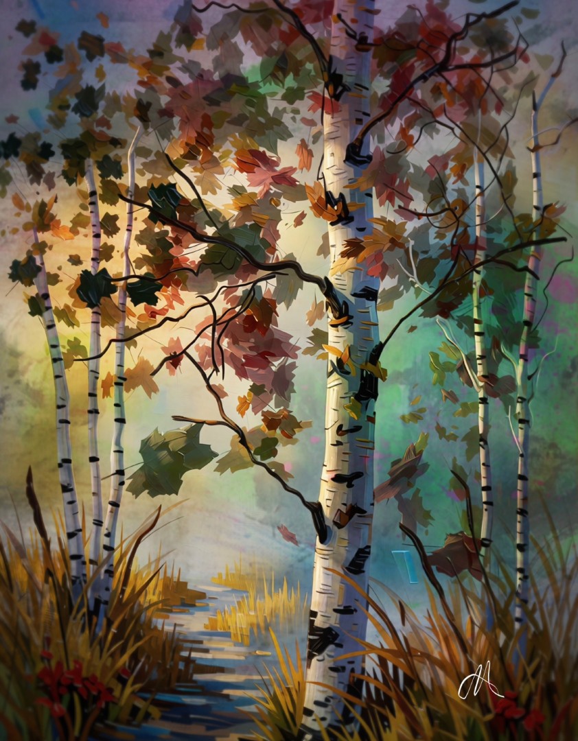 Alone in Autumn - Digital