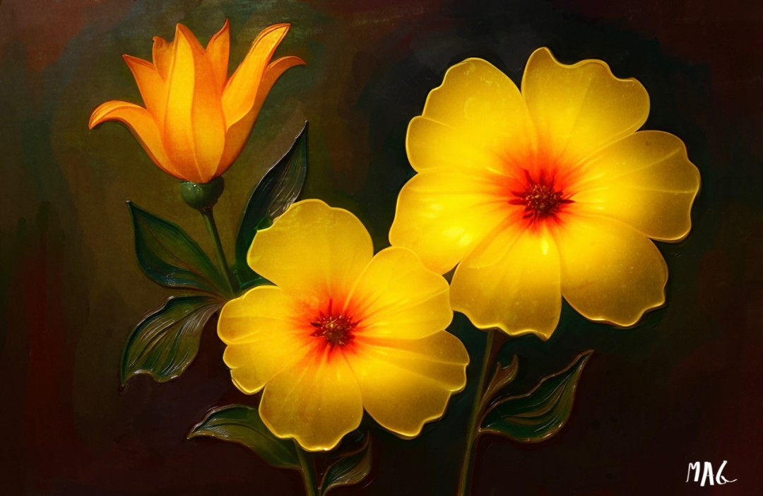 Twilight Blooms - Digital