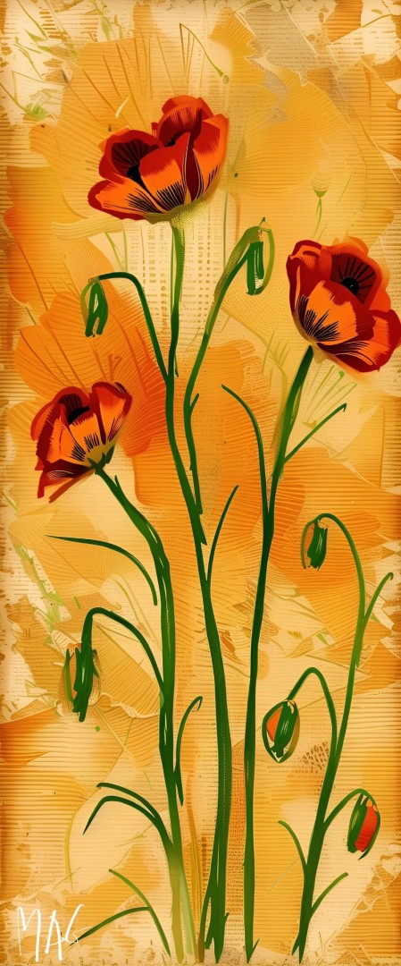 Poppies Galore - Digital
