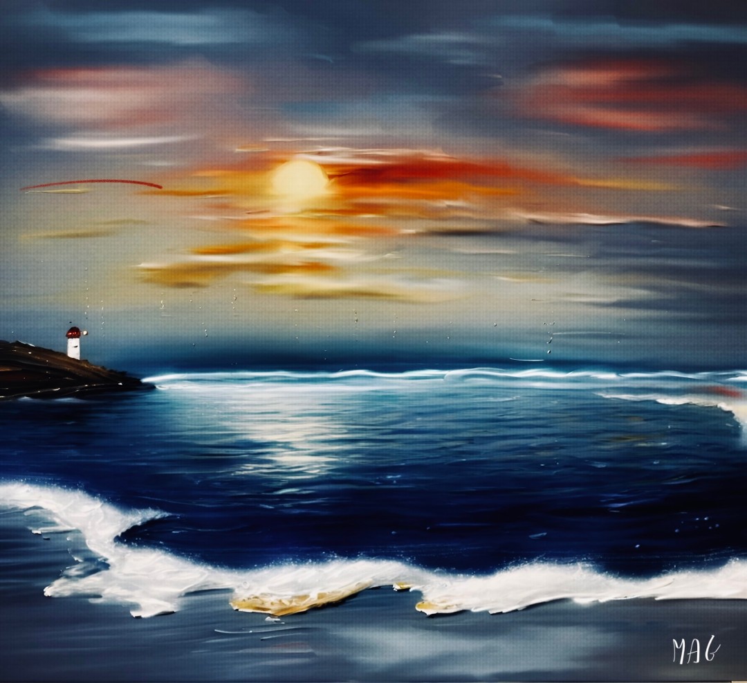 The Last Light - Painting
